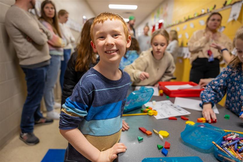 Students and families enjoy STREAM Night